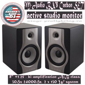 M-Audio BX8 Carbon, active Studio monitors SET